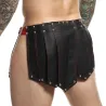 MOB Eroticwear Jupe homme Sm Roman Skirt Noire-Rouge